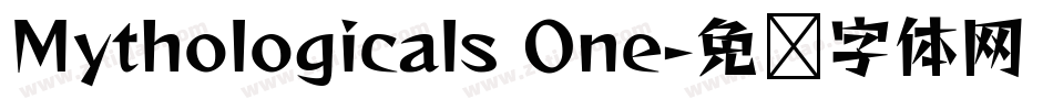Mythologicals One字体转换
